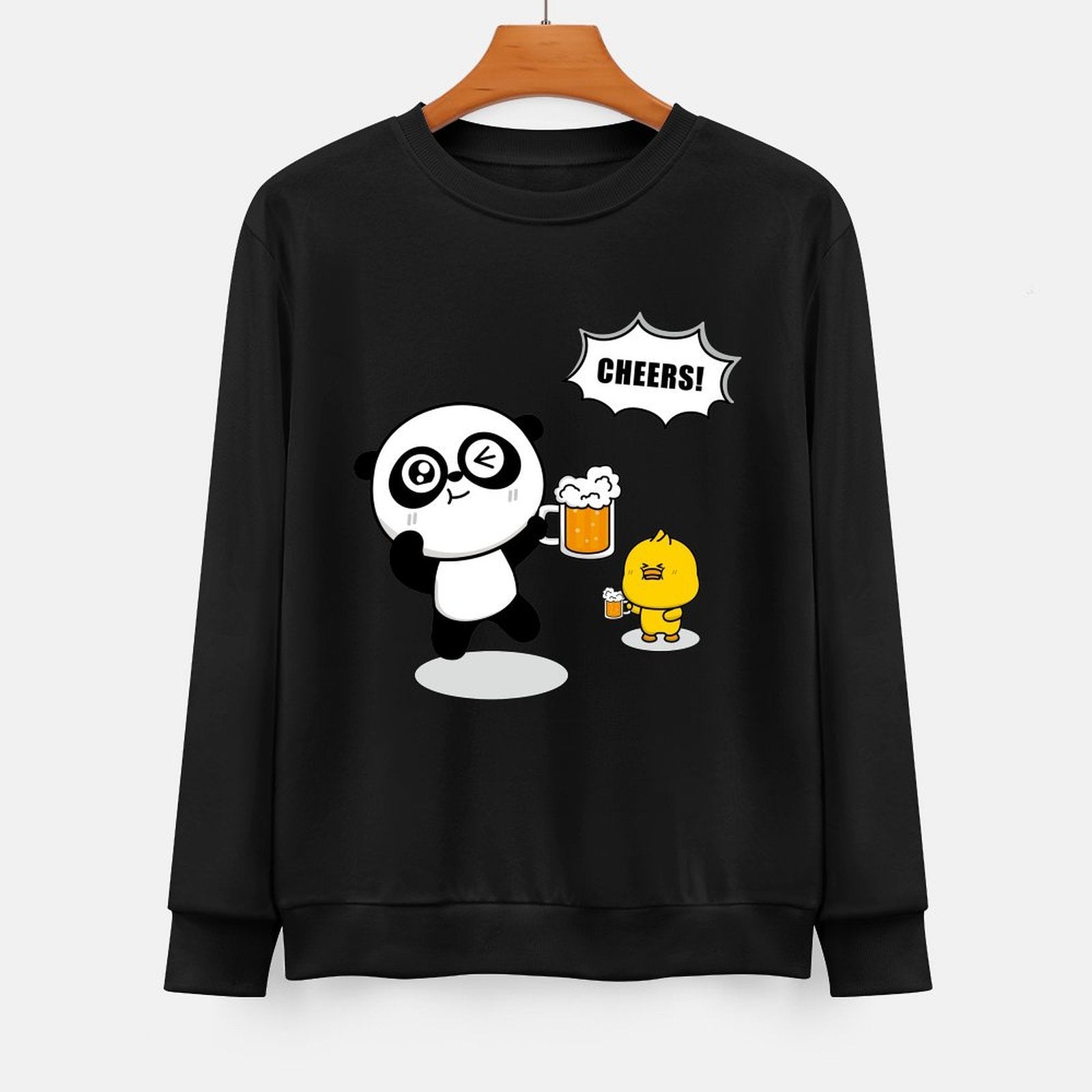 Front Patterned Long Sleeve TopModern EverydayWear